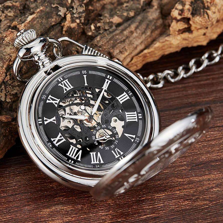 Timeless Elegance: Nordic Hawk Men’s Pocket Watch